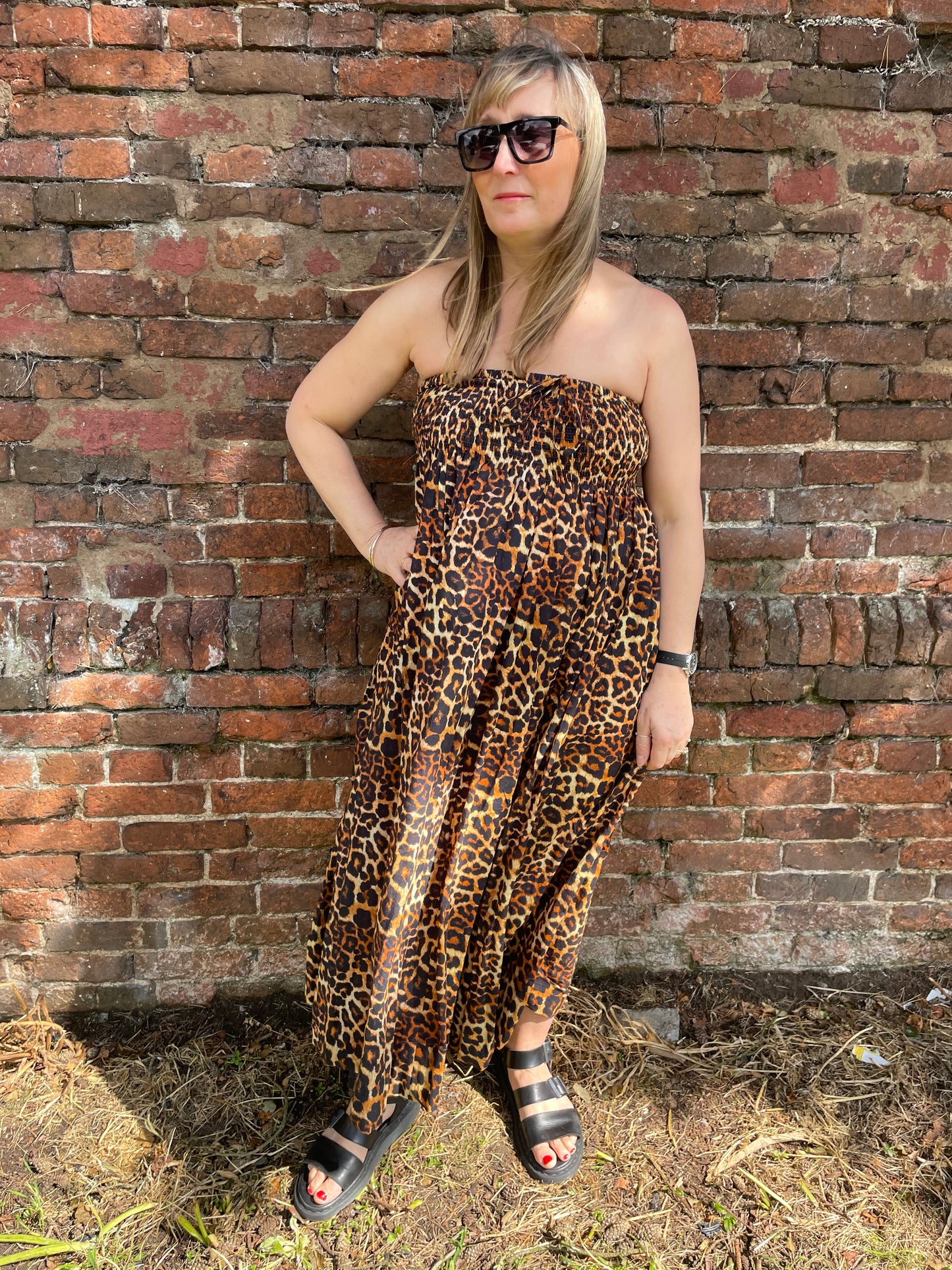 LEOPARD PRINT EDIT - Leopard Print Skirt & Dress -  Size 10-18