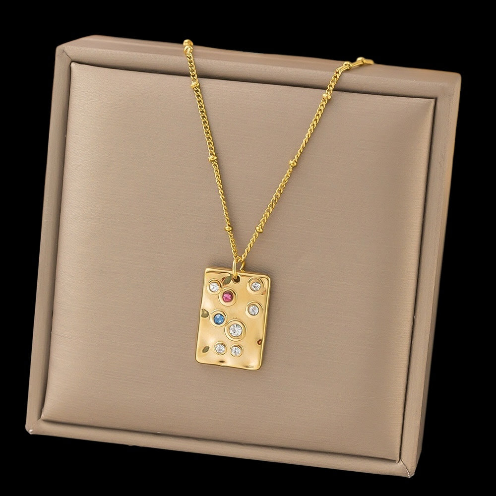 Necklace -  Gold Sparkle