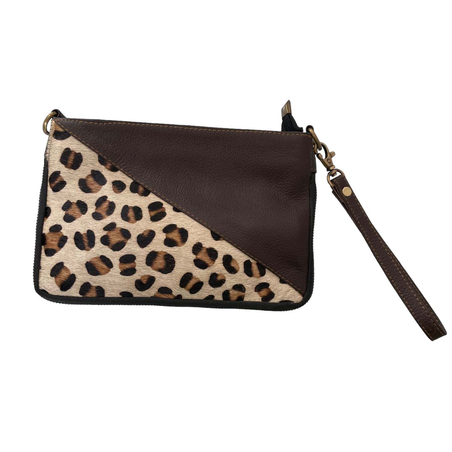 Anna Leopard  Print - Brown