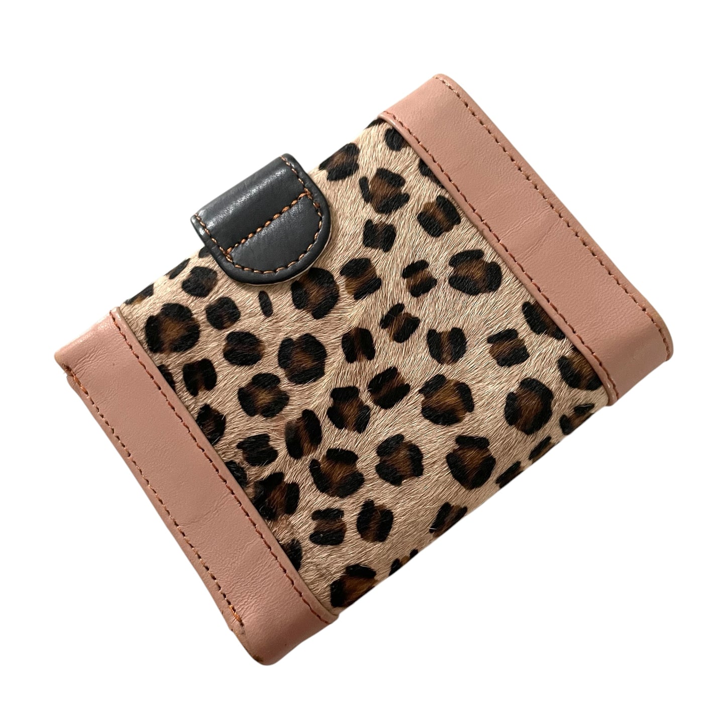 Amber Wallet  Purse  - Pink Leopard