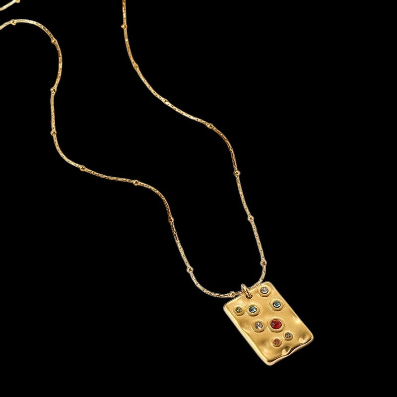 Necklace -  Gold Sparkle