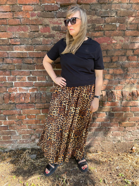 Leopard Print Skirt & Dress - One size fits up to a size 16