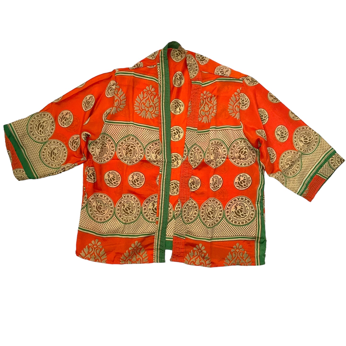 Short Recycled Silk - Kimono