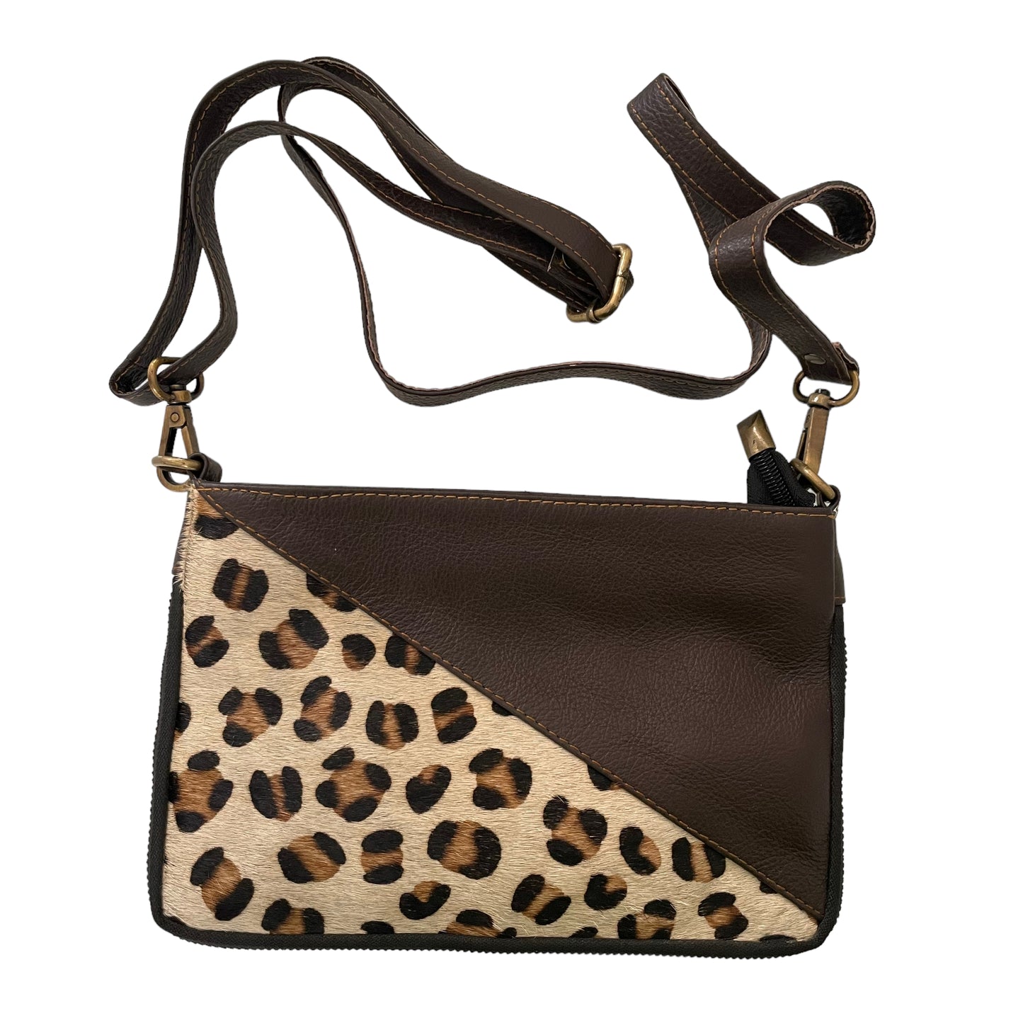 Anna Leopard  Print - Brown