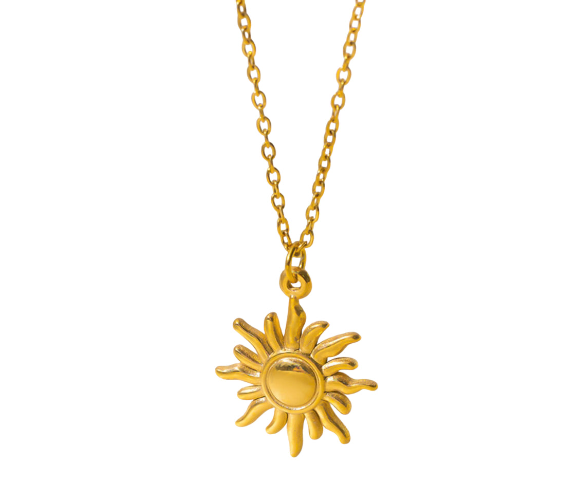 Necklace - Gold Sun