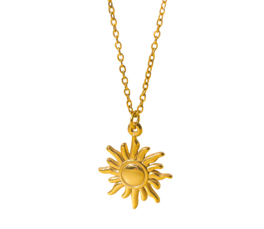 Necklace - Gold Sun