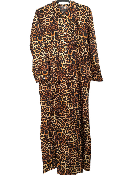 LEOPARD PRINT EDIT - Leopard Print - Cotton Dress fits up to a size 16