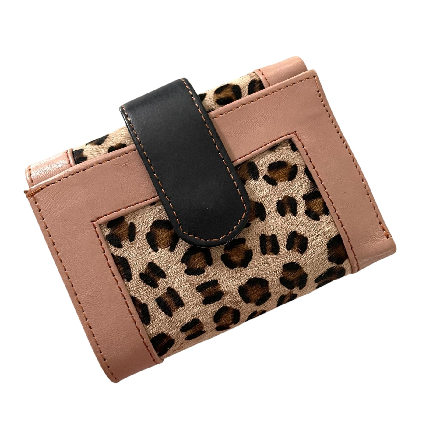 Amber Wallet  Purse  - Pink Leopard