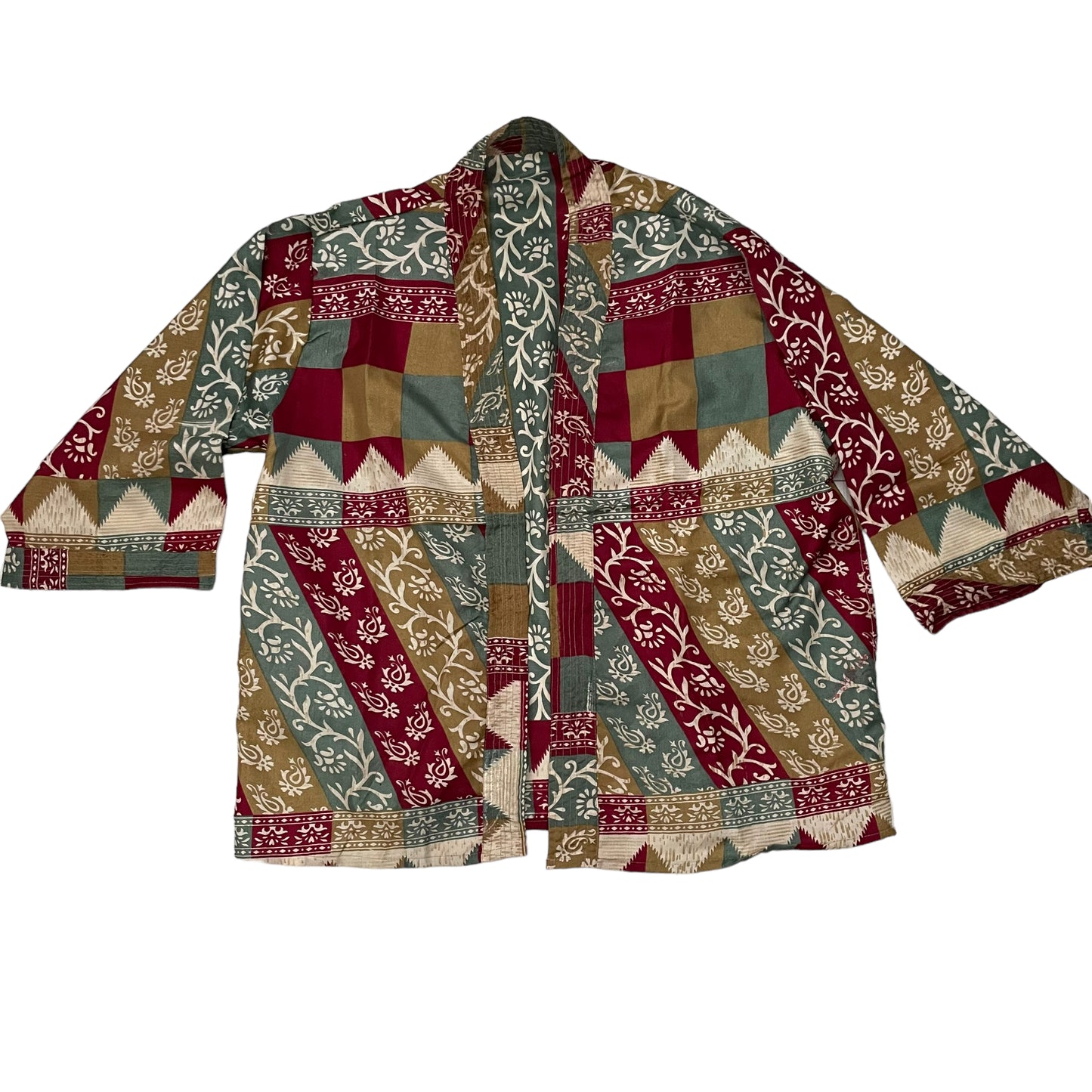 Short Recycled Silk - Kimono