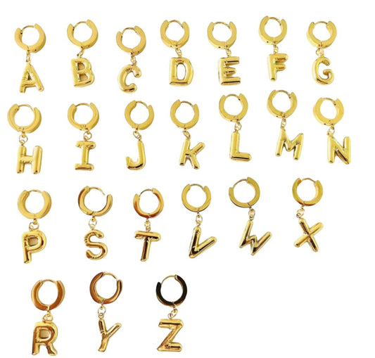 Alphabet Earrings